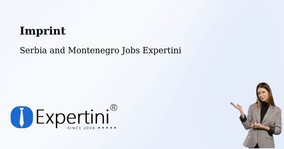 Imprint – Mackenzie - Serbia and Montenegro Jobs Expertini
