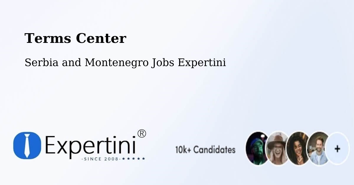 Terms of Service – Mackenzie - Serbia and Montenegro Jobs Expertini